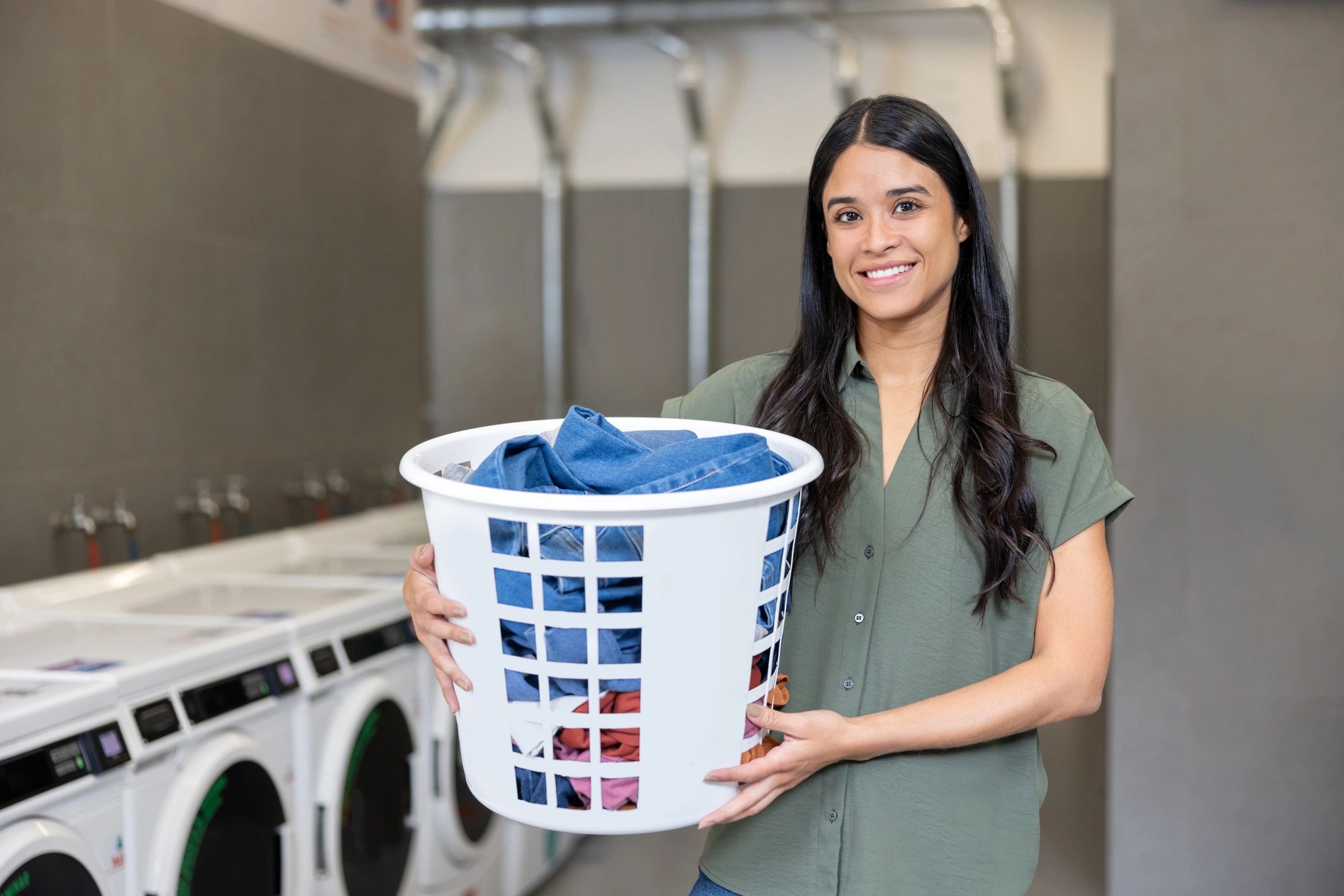 Laundry facility at RV park
